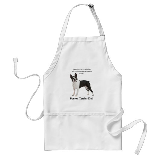 Tablier Boston Terrier Dad Apron (Devant)