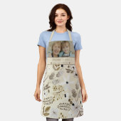 Tablier Botanical Granny's Kitchen Photo (Porté)