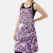 Tablier Botanique moderne violet (Insitu)