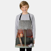 Tablier Bouchon Possom, Pièce Imprimée (Porté)