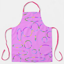 Boucles de cercles Moderne rose Magenta