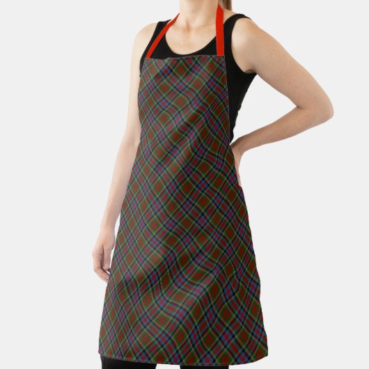 Tablier Bouclier culinaire tartan William Wilson Sons (Insitu)