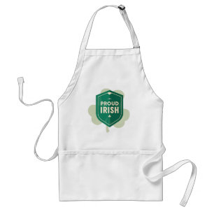 Tablier Bouclier Irlandais Fier Minimaliste & Patrimoine T