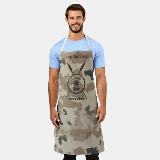 Tablier Bouclier Maccabee Et Paroles - Désert (Porté)