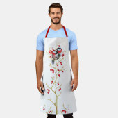 Tablier Bouddha de Noël Poulet de Noël (Porté)