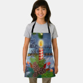 Tablier Bougie de Noël (Insitu)