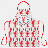 Tablier Bouillabaisse de fruits de mer en famille Réunion (Recto)