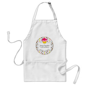 Tablier Boulangerie de cupcake Whimsical Apron personnalis