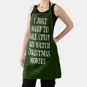 Tablier Boulangerie de Noël Dit Style Rustique Vert (Insitu)