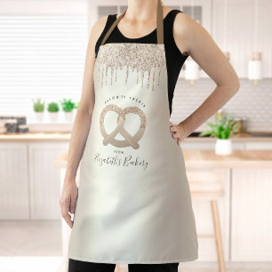 Tablier Boulangerie d'or Catering Chef Parties scintillant