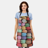 Tablier Boulangerie Macaron couleur mignonne Logo (Porté)