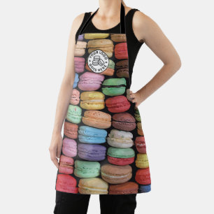 Tablier Boulangerie Macaron couleur mignonne Logo