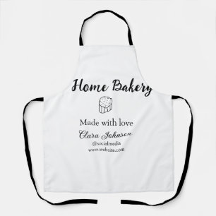 Tablier boulangerie maison ajouter votre nom de texte pers