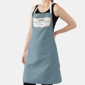 Tablier Boulangerie personnalisée Nom Pierre Bleu Chef ou  (Insitu)