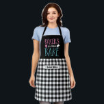 Tablier Boulangeries Funky Bakers Gonna Bake Black Blanc P<br><div class="desc">Tablier drôle et cool pour rendre la cuisine plus amusante. Cadeau personnalisé pour la famille et les amis qui aiment la cuisine, la cuisson et essayer une nouvelle recette dans la cuisine. Customisez le libellé qui convient à votre occasion. Vous pouvez utiliser l'outil de conception pour modifier davantage le type...</div>