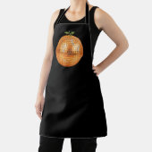 Tablier Boule de disco orange (Insitu)