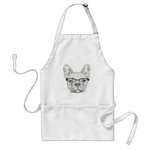 Tablier Bouledogue de hippie