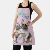 Tablier Bouledogue français amoureux Saint-Valentin (Insitu)