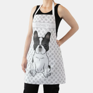 Tablier Bouledogue Français Black Piebald / Chien Bouledog