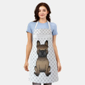 Tablier Bouledogue français bringé / Frenchie Chien mignon (Porté)