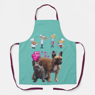 Tablier Bouledogue français cuisiner Bouledogue français