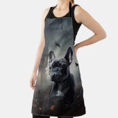 Tablier Bouledogue français Halloween Épouvantable (Insitu)