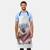 Tablier Bouledogue français maladie de Hirschsprung French (Porté)