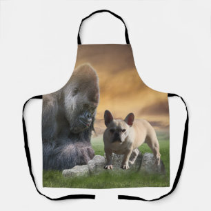 Tablier Bouledogue français meilleurs amis