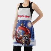 Tablier Bouledogue français Noël  French Bulldog (Insitu)