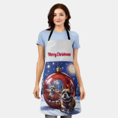 Tablier Bouledogue français Noël French Bullog (Porté)