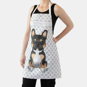 Tablier Bouledogue Français Tricolore Noir Frenchie Chien 