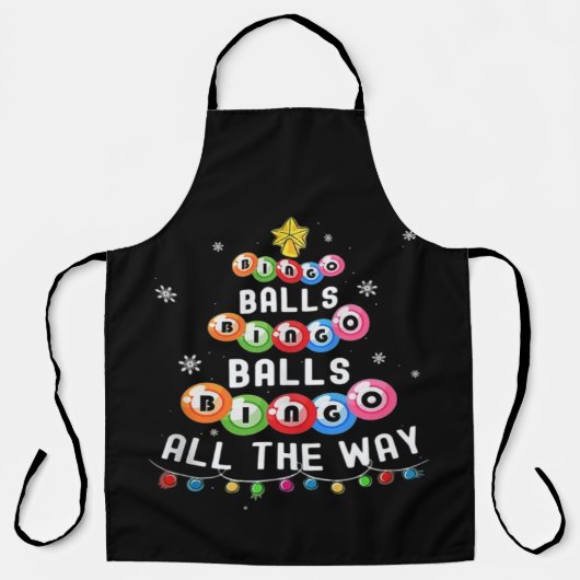 Tablier Boules de Bingo Bingo à tout prix (Recto)