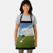 Tablier Boules De Golf Sur Le Vert, Enfants Plein Impressi (Insitu)