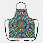 Tablier Boules en verre soufflé coloré Mandala (Recto)