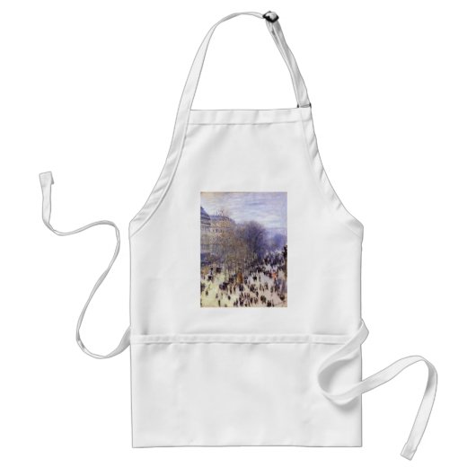 Tablier Boulevard des Capucines de Claude Monet, Beaux-art (Devant)