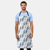 Tablier Boulons de foudre Doodle Flash transparent (Porté)