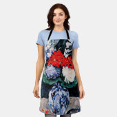 Tablier Bouquet avec Little Delft, Paul Cezanne (Porté)
