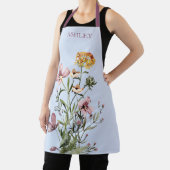 Tablier Bouquet de Fleur sauvage d'aquarelle #1 (Insitu)