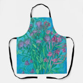 Tablier Bouquet de fleurs d'été fleur sauvage peinture flo (Recto)