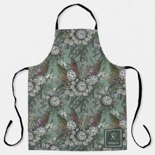 Tablier Bouquet de fleurs personnalisées Wild Sage Bush