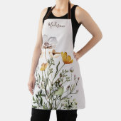 Tablier Bouquet de fleurs sauvages séchées Monogram (Insitu)