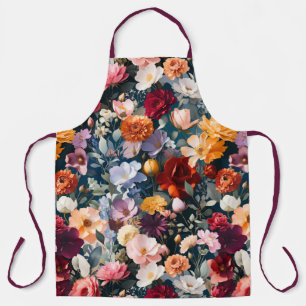 Tablier Bouquet de jardin luxuriant — superposition de cou