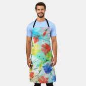 Tablier Bouquet de la mode orchidée (Porté)