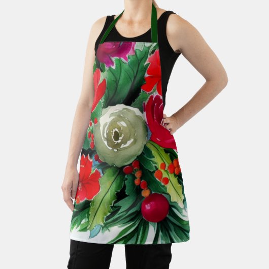 Tablier Bouquet de Noël (Insitu)