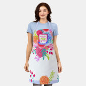 Tablier Bouquet de printemps croquis Shabbos Bold (Porté)