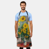 Tablier Bouquet de Sunflower (1881) par Claude Monet (Porté)