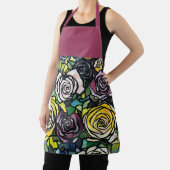 Tablier Bouquet Rose animé (Insitu)