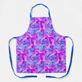 Tablier Bouquet teinté de fleurs blanches d'Hibiscus (Recto)