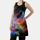 Tablier Bouquet tropical vibre (Insitu)