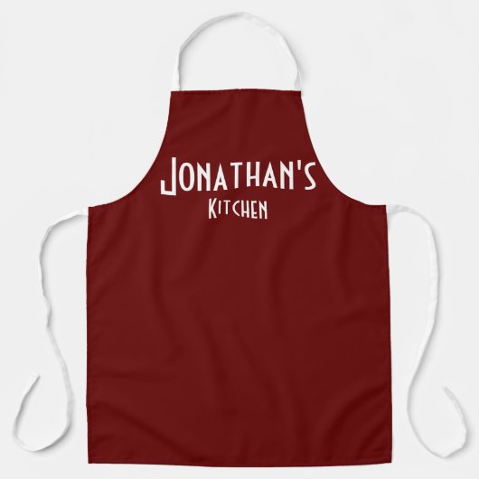 Tablier Bourgogne personnalisé (Recto)